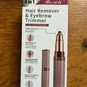 4-in-1 Hair Remover & Eyebrow Trimmer - Gold